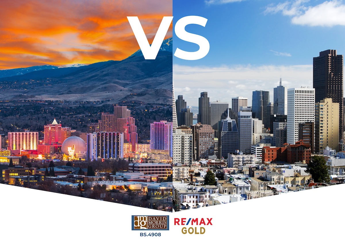 David Morris Group - Relocation Guide How Does Reno Stack Up Against San Francisco - Reno vs San Francisco - Moving to Reno - Reno Relocation Guide - Moving to Reno